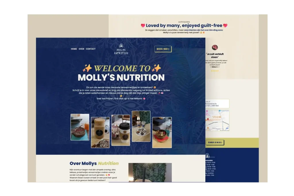 Molly's Nutrition - Developed By Jacob Almogela