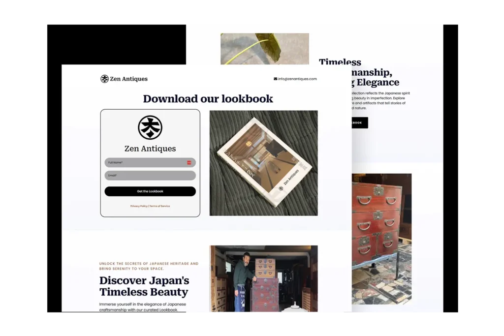 Zen Antiques - Developed By Jacob Almogela