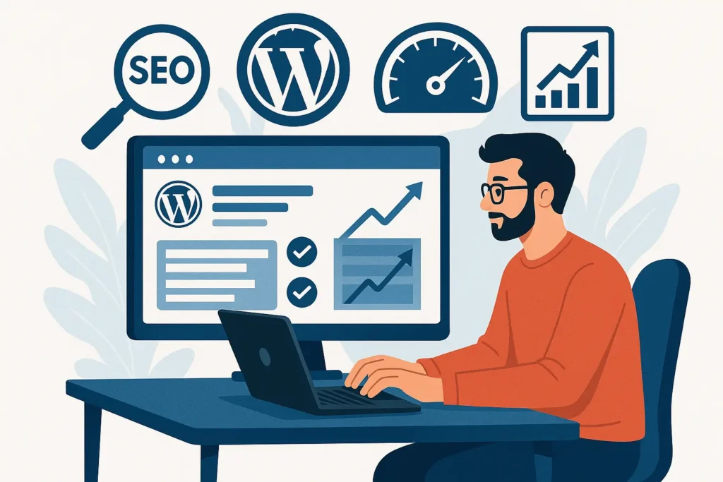 Professional WordPress SEO Developer Working On Website Optimization | Jacob Almogela