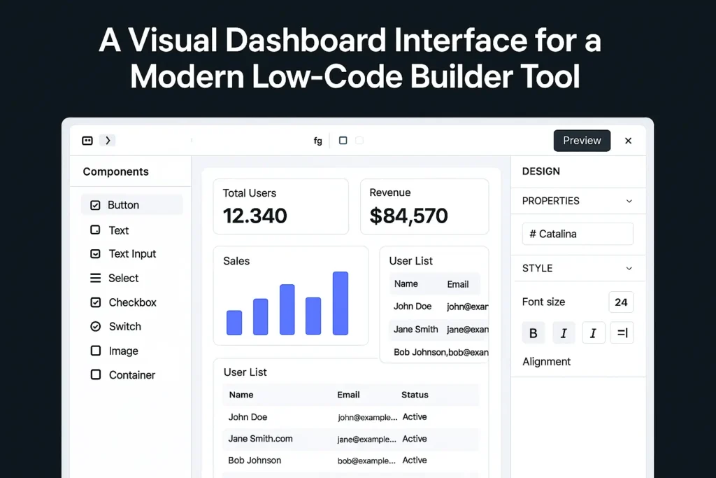 Low-Code Builder Tool for Developers | Jacob Almogela