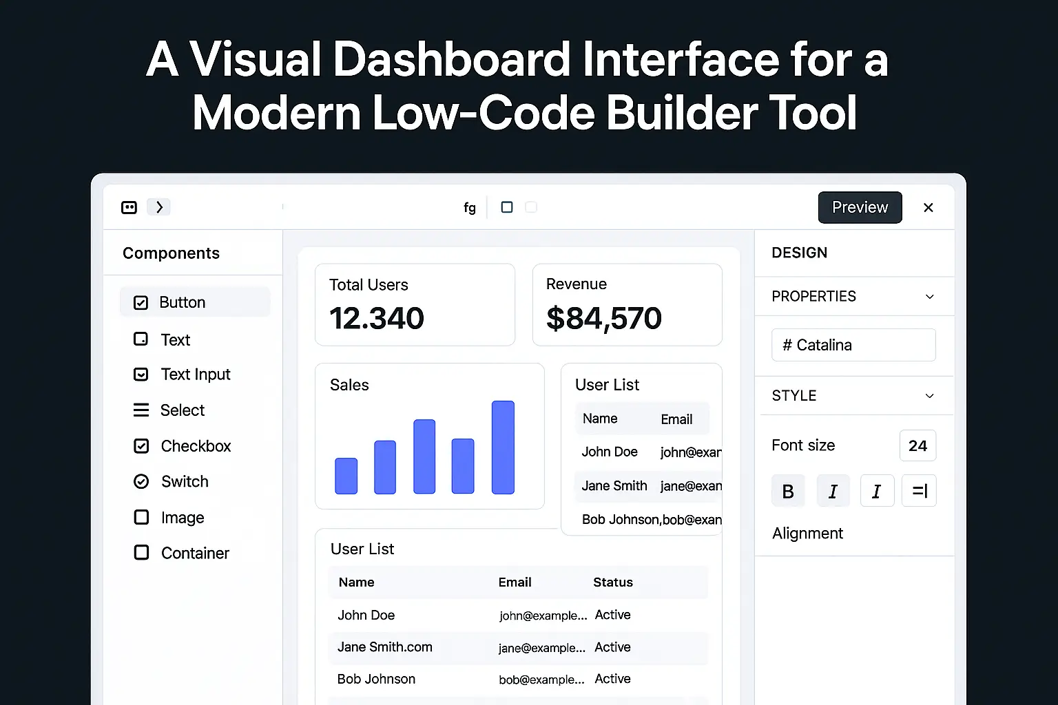 Low-Code Builder Tool for Developers | Jacob Almogela
